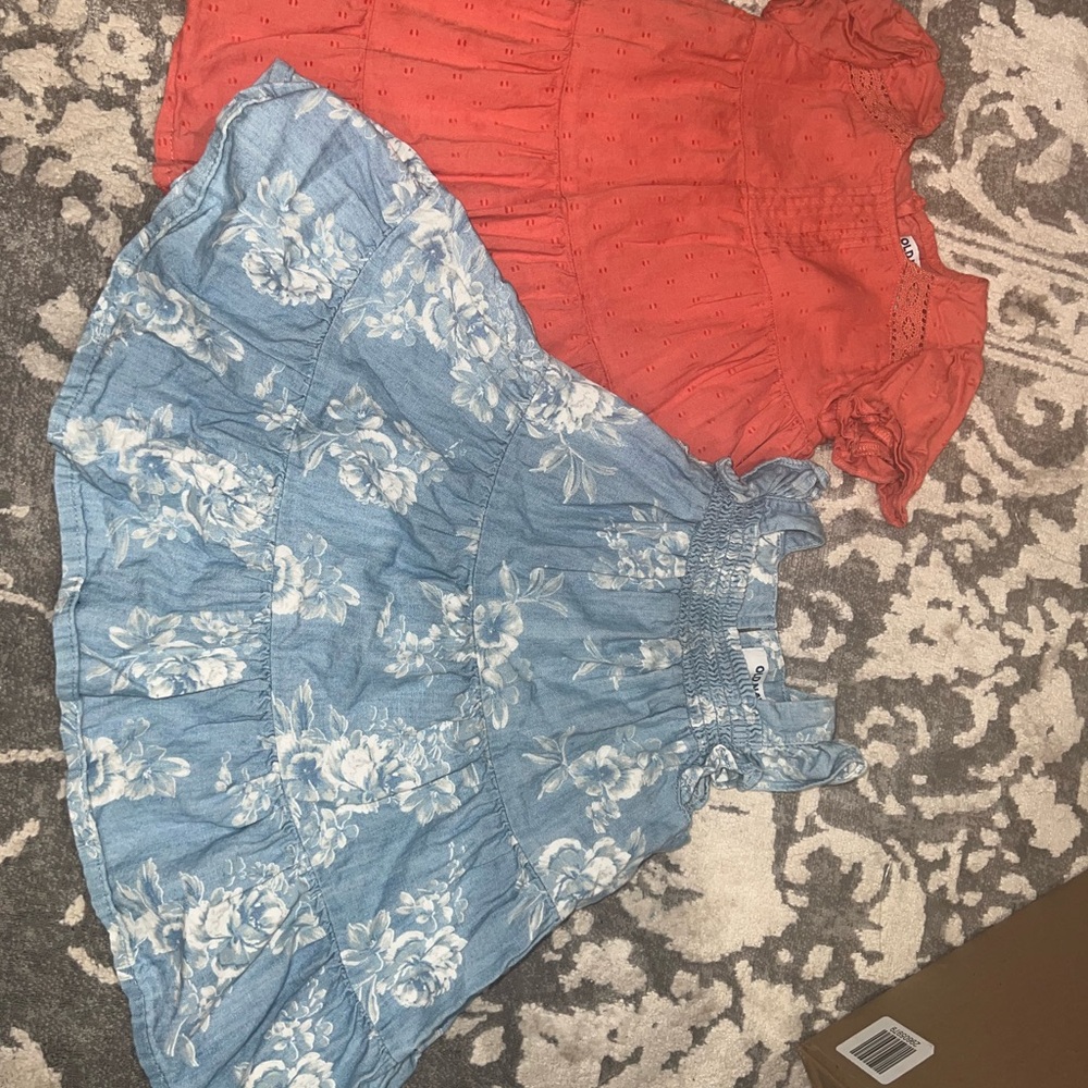 Size 18-24 Months Red and Blue Floral Old Navy Dresses